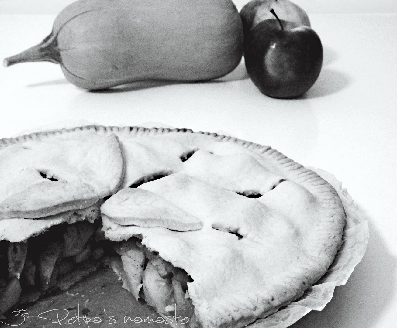 Apple pie s dýňovým pyré