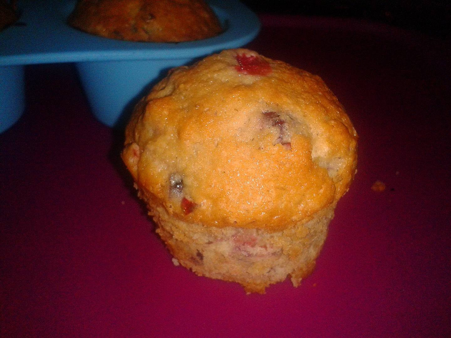Brusinkové muffiny
