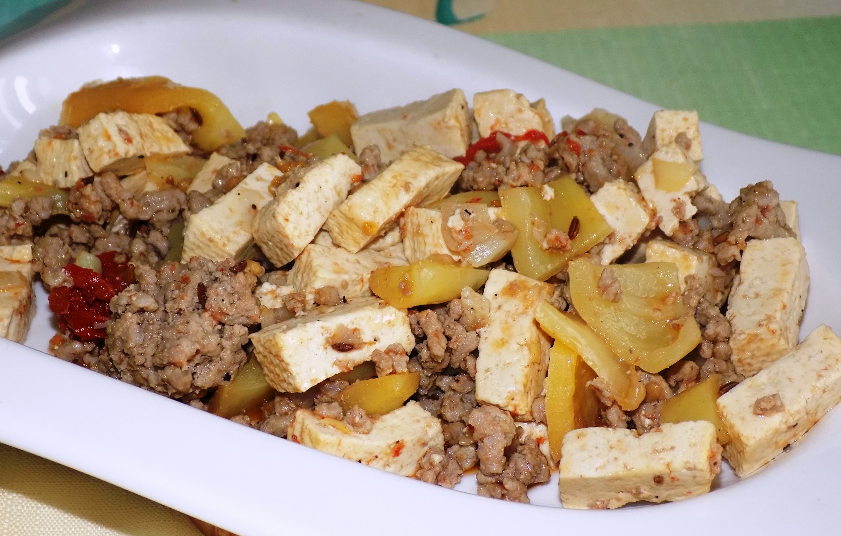 Chilli con carne s tofu (Dukanova dieta)