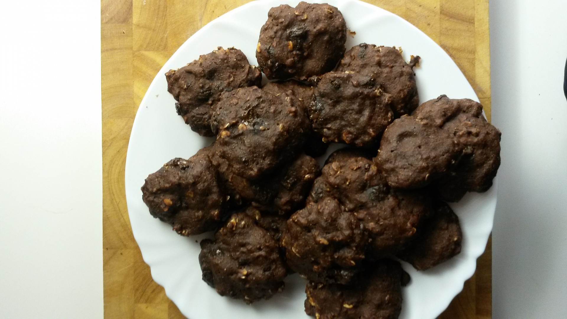 Čokoládové cookies bez tuku