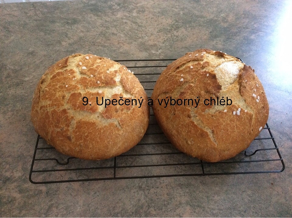 Domácí chleba bez hnětení