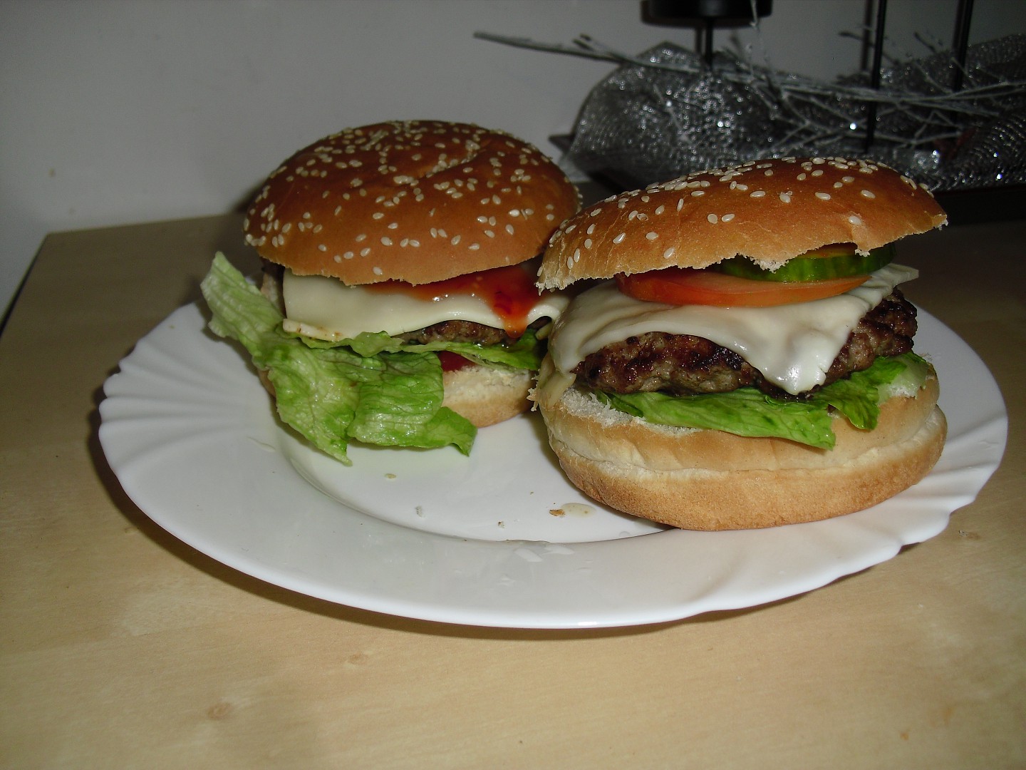 Domácí vepřové hamburgery
