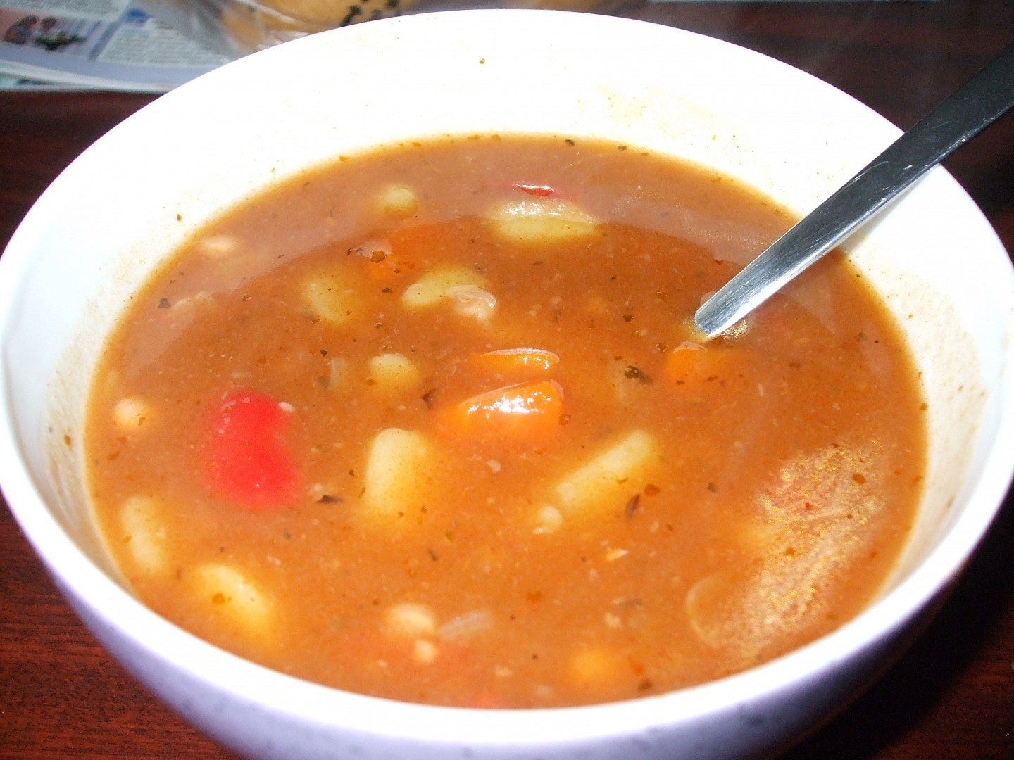 Gulášovo fazolová polévka