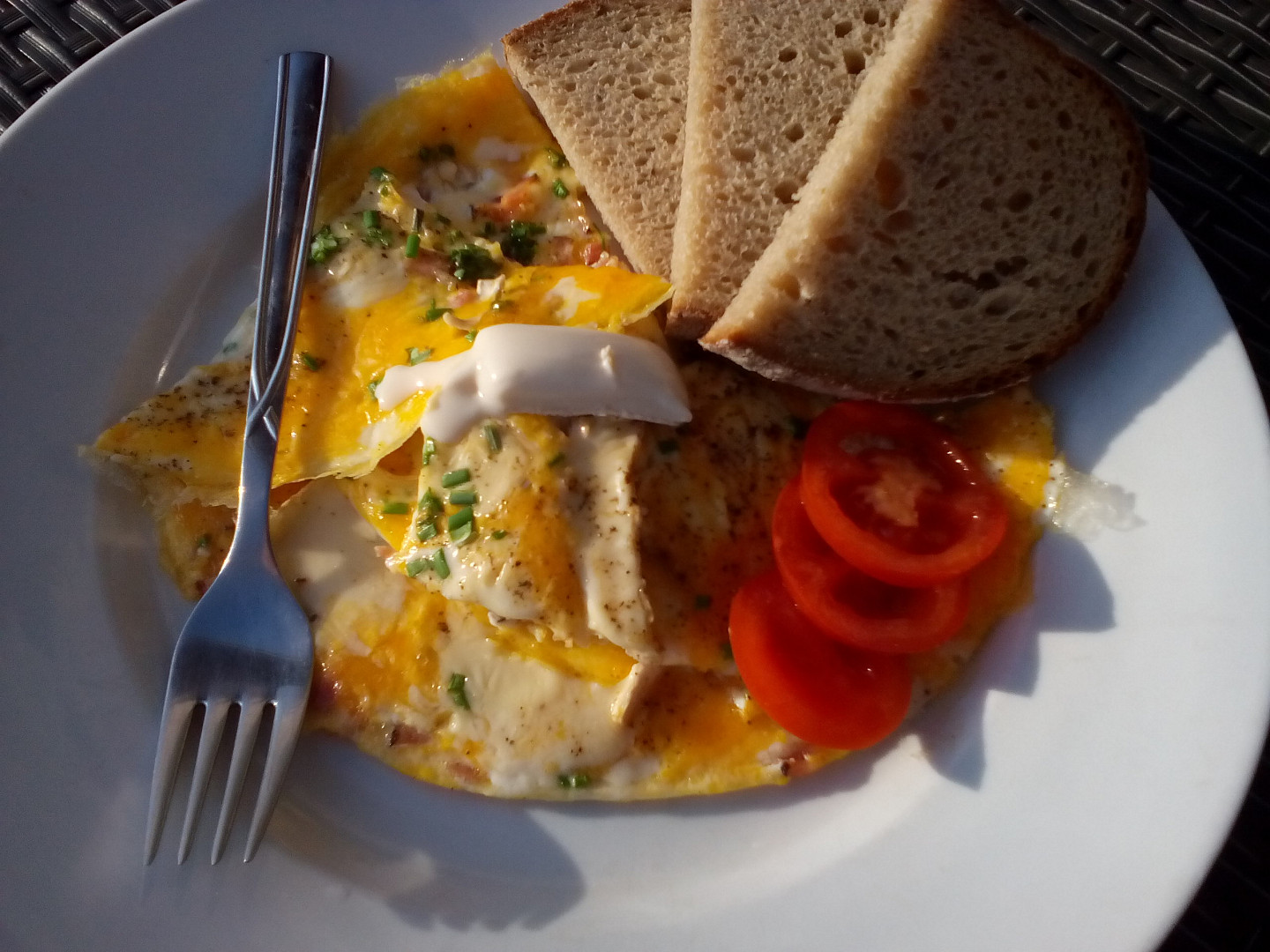 Hermelínová omeleta