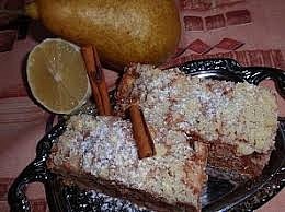 Hruškovo-citronový koláč