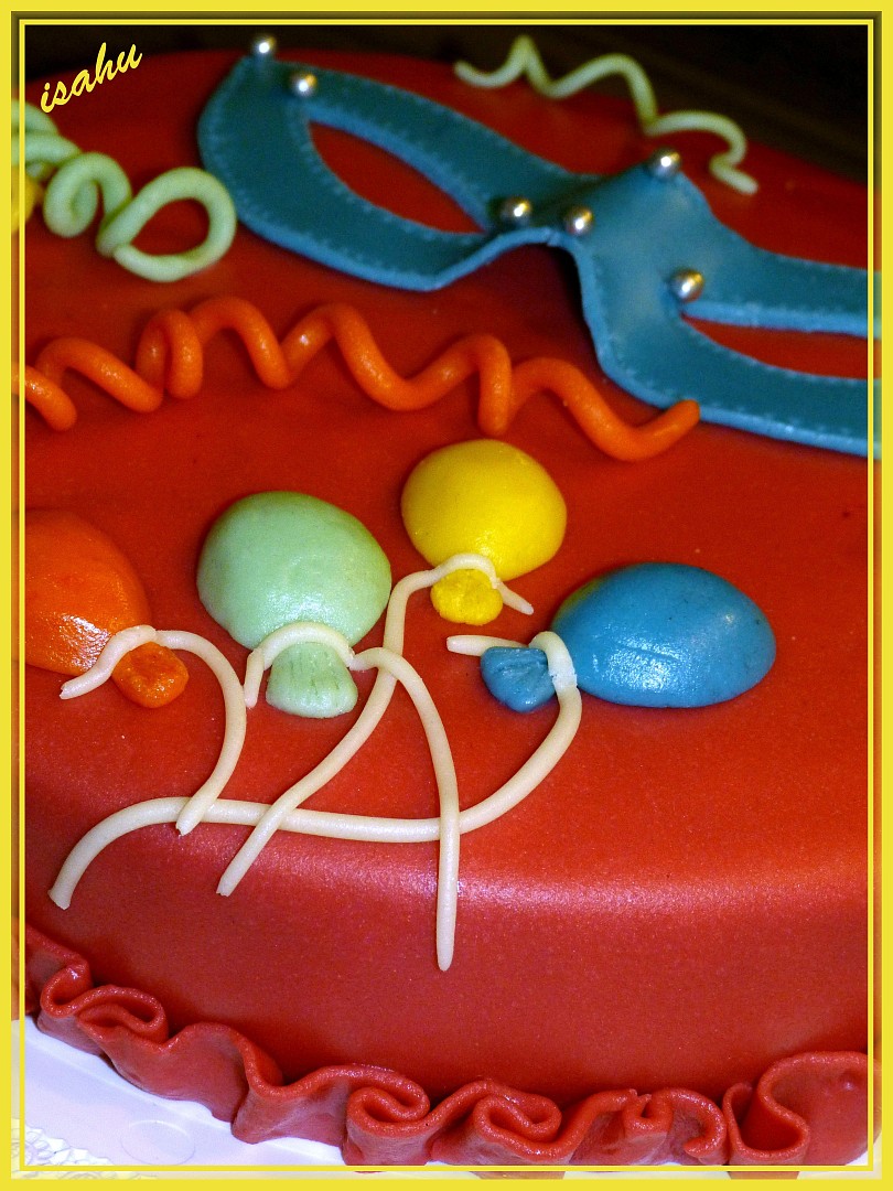 Karnevalový dort