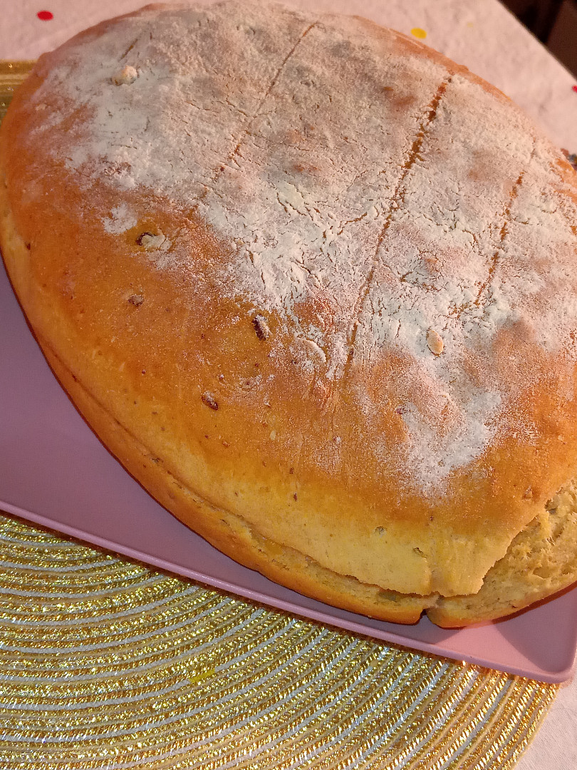 Křupavo - vláčný bramborový chleba