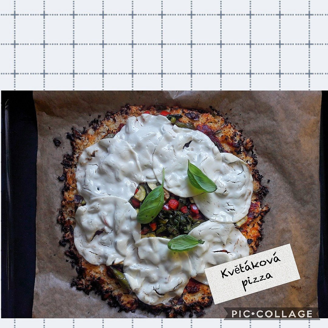 Low carb květáková pizza bez mouky