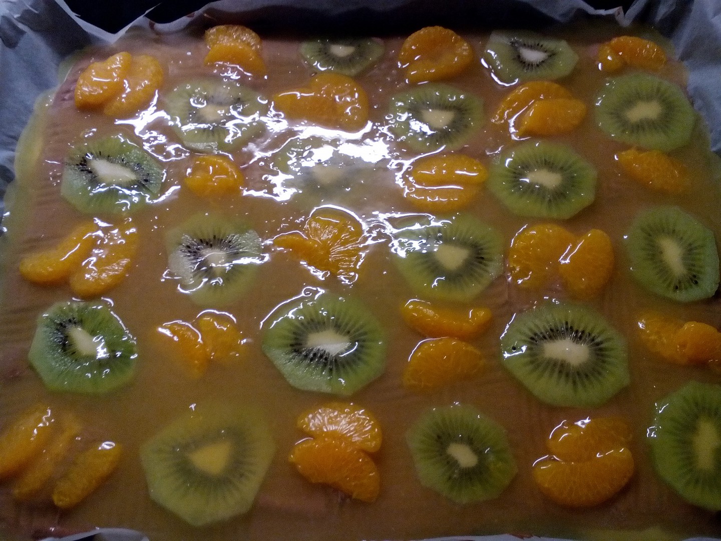 Mandarinkové -(kiwi) kostky