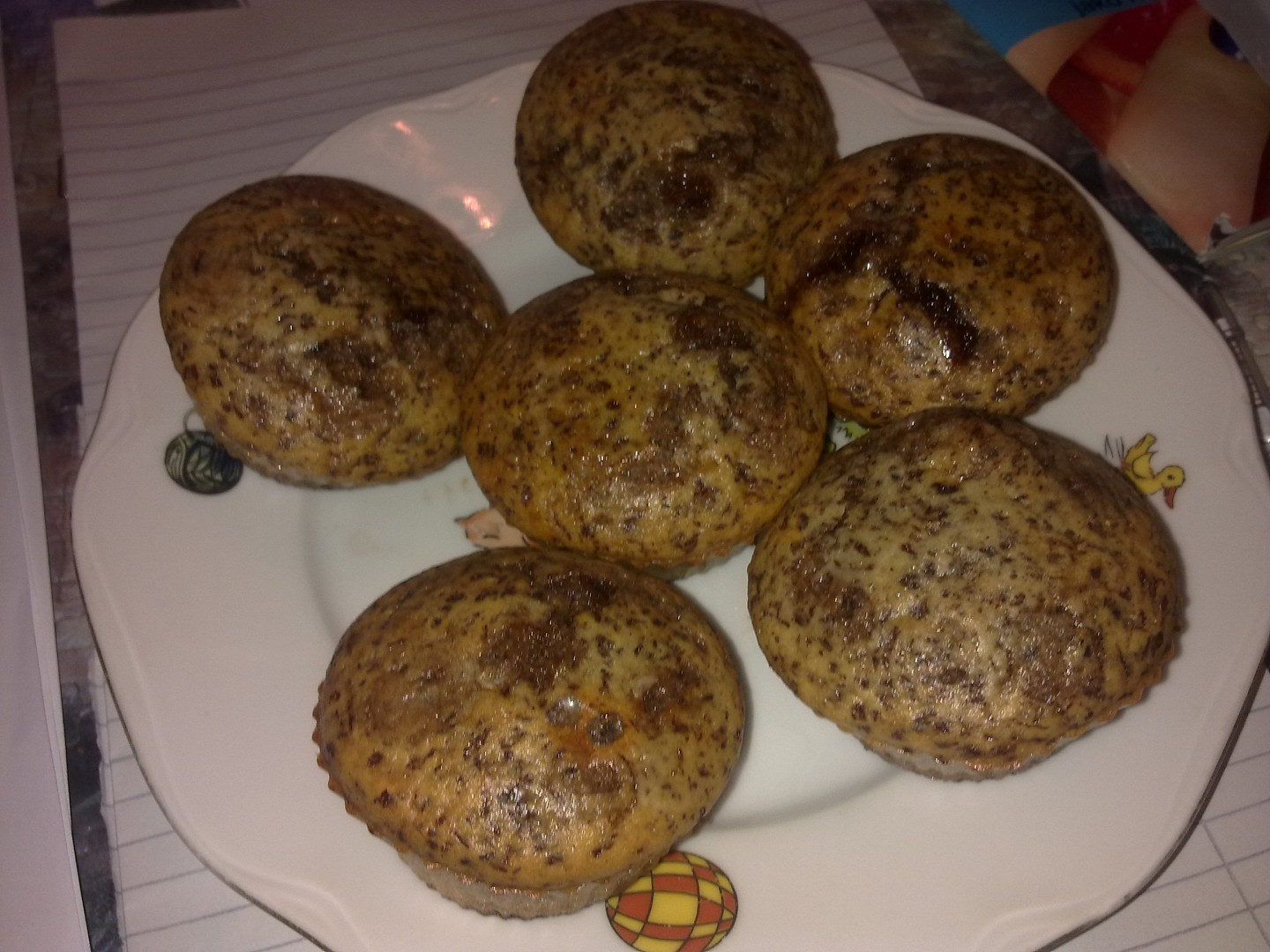 Nutelové muffinky:)