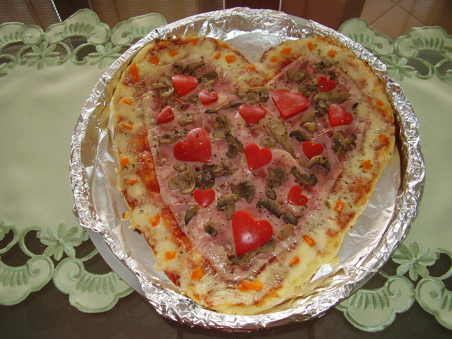 Pizza-valentýnská mé dcery