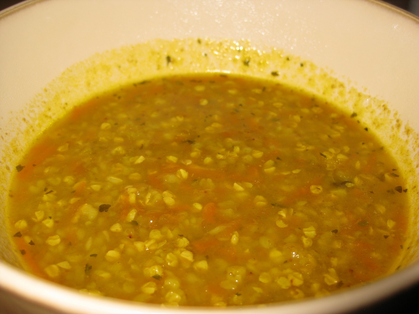 Pohanková polévka s mrkví