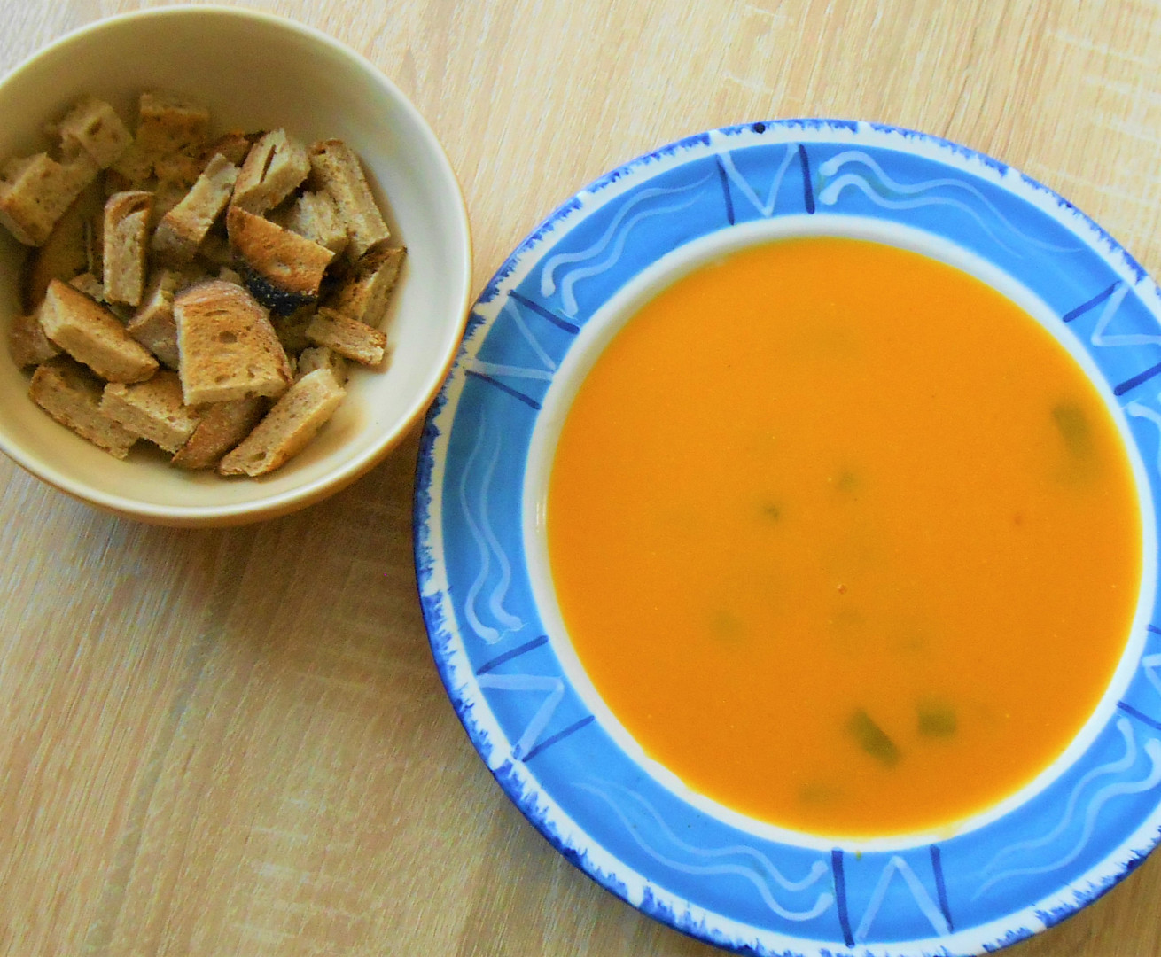 Polévka hokaido (Dělená strava podle LK - Kytky + zelenina)