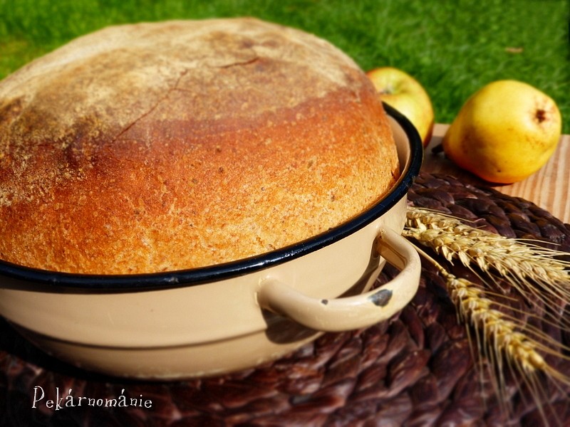 Pšenično-žitný chleba z mísy