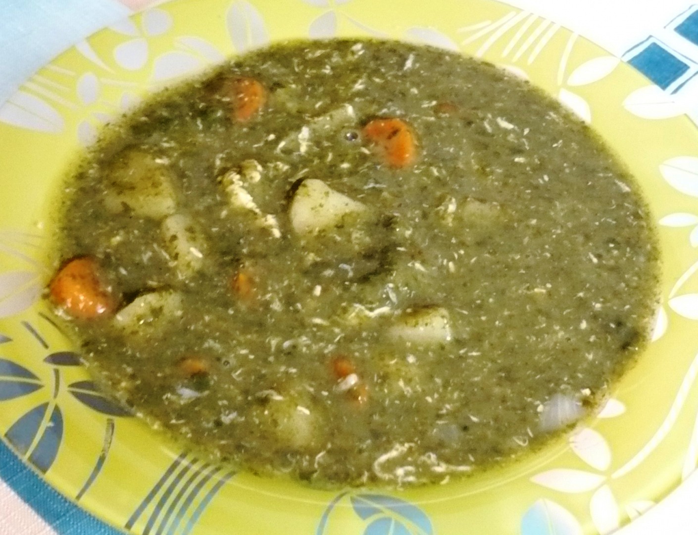 Rychlá špenátová polévka