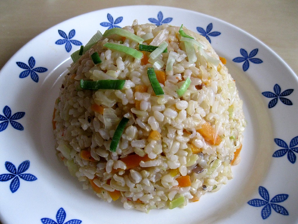 Rýže natural s čínskou zeleninou