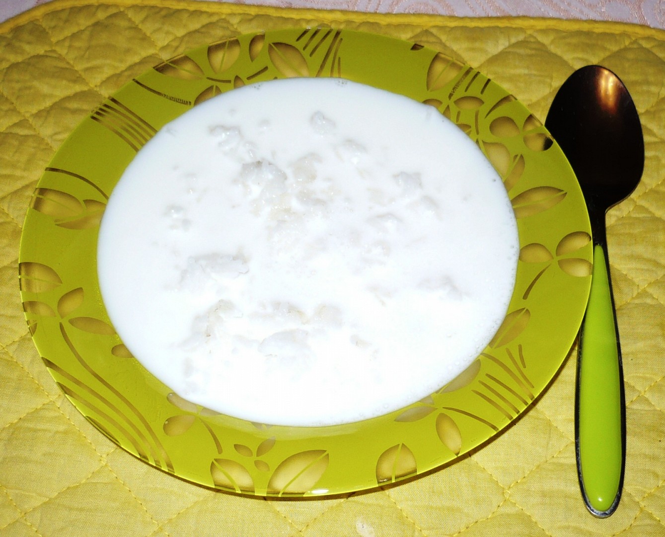 Rýžová polévka s mlékem
