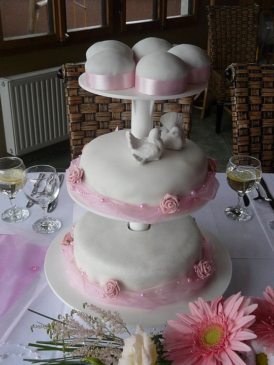Svatební dort 3patrový