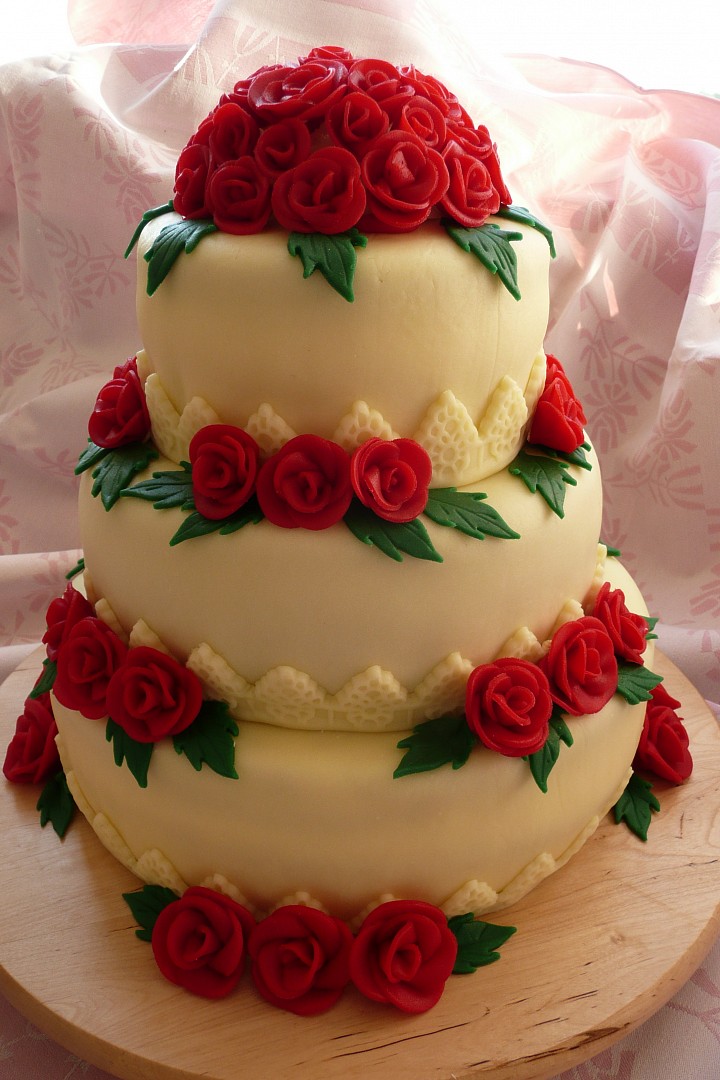 Svatební dort pro dceru