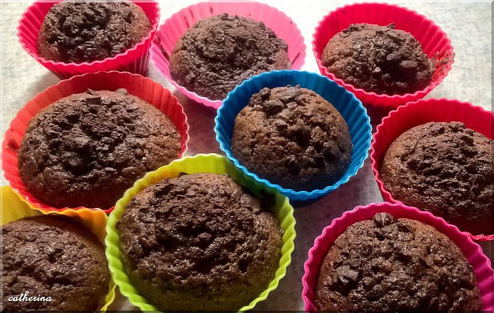Výborné čokoládové muffiny