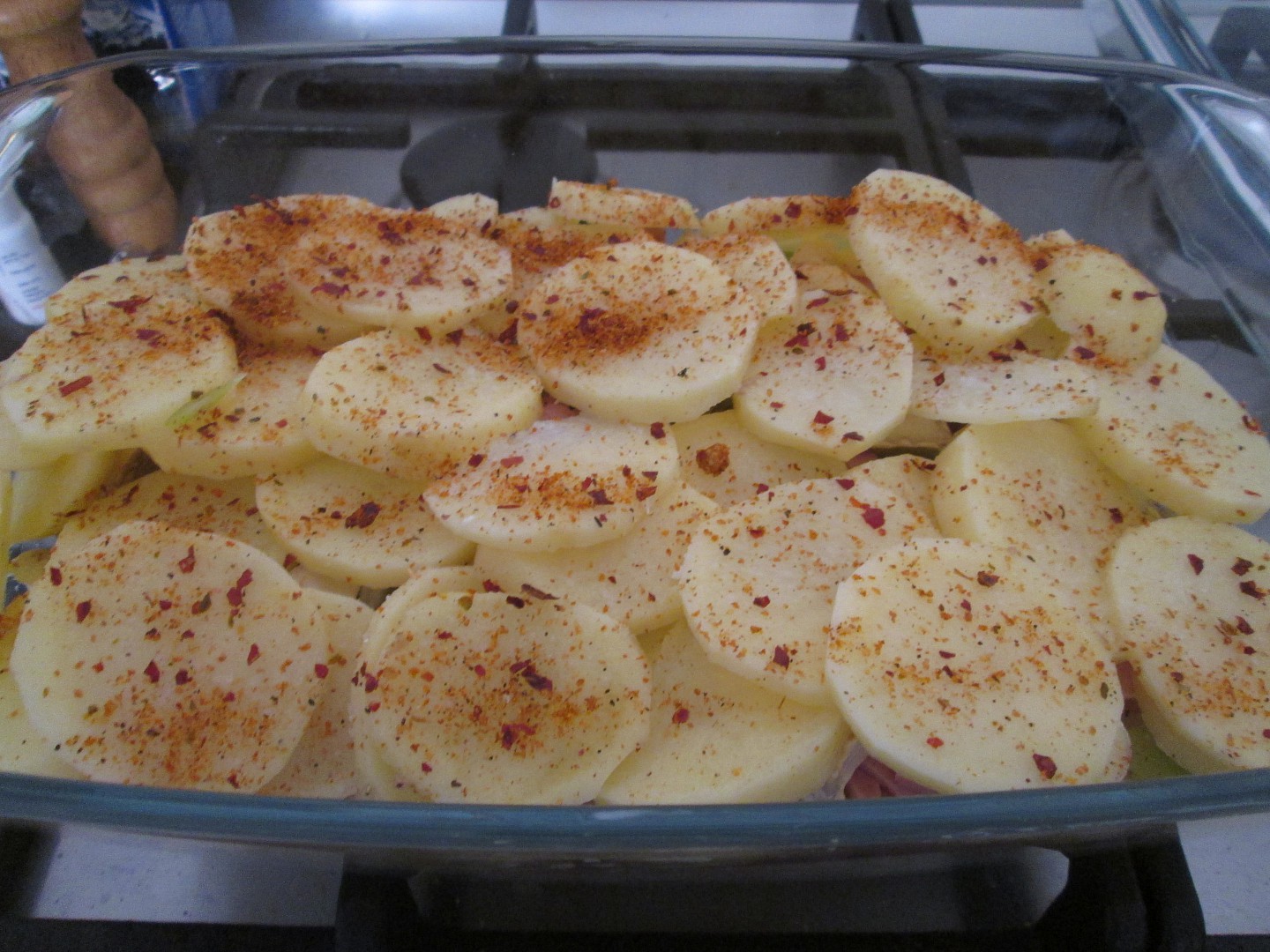 Zapečené brambory aneb co lednička dala